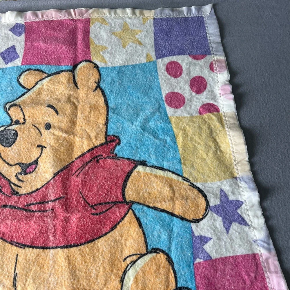 Vintage Winnie the Pooh Baby Blanket 43